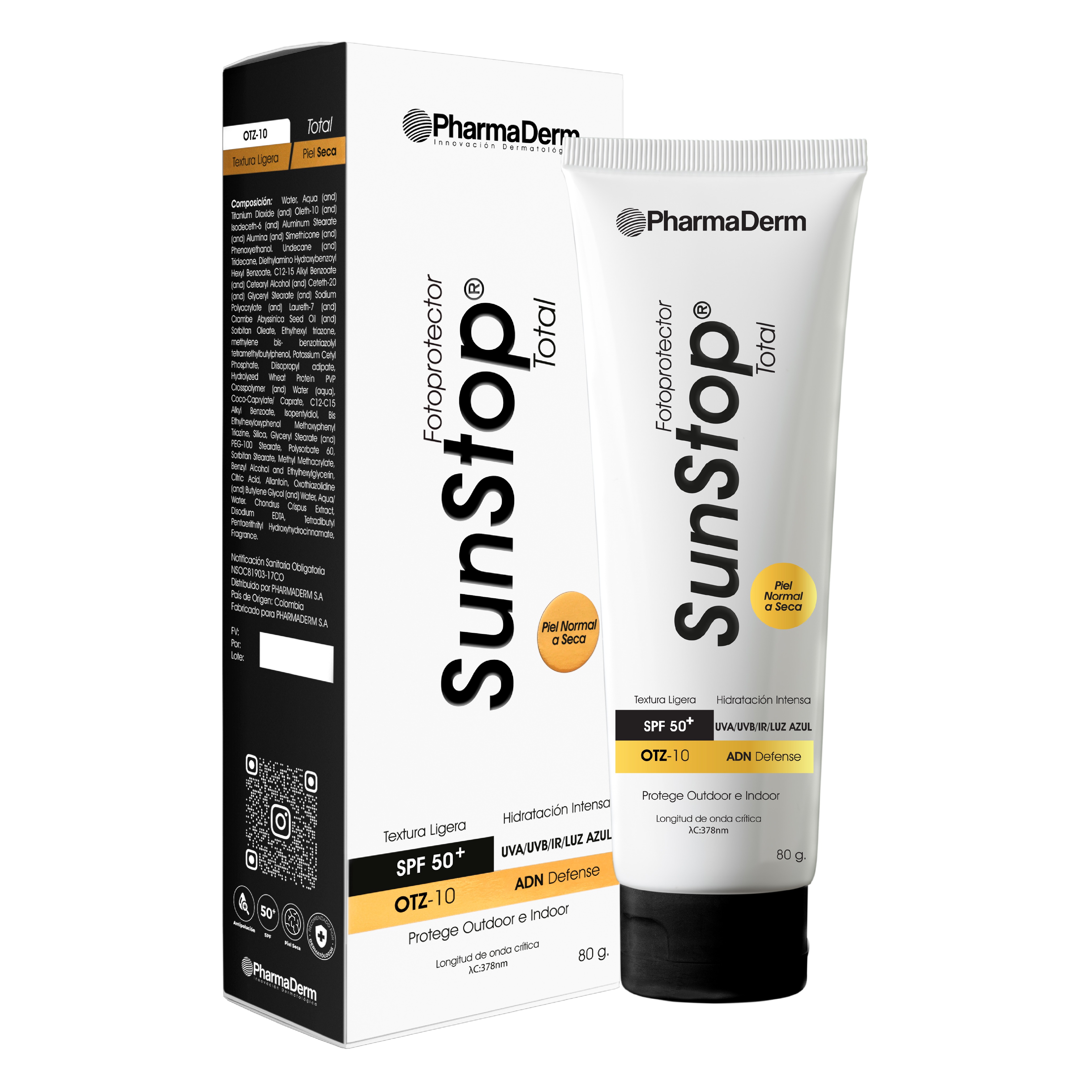 SUNSTOP TOTAL CREMA SPF 50 PHARMADERM