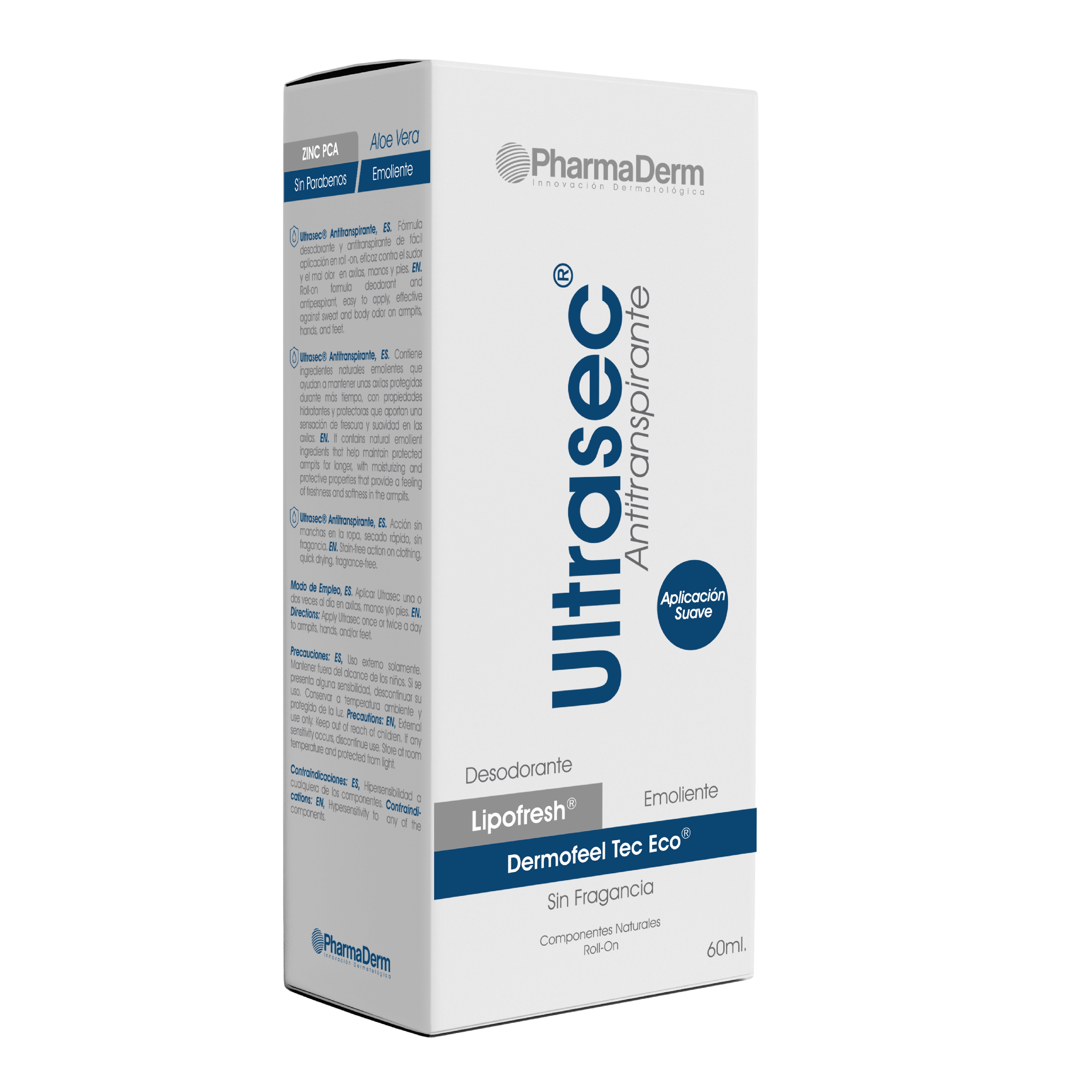ULTRASEC DESODORANTE X 60ML PHARMADERM