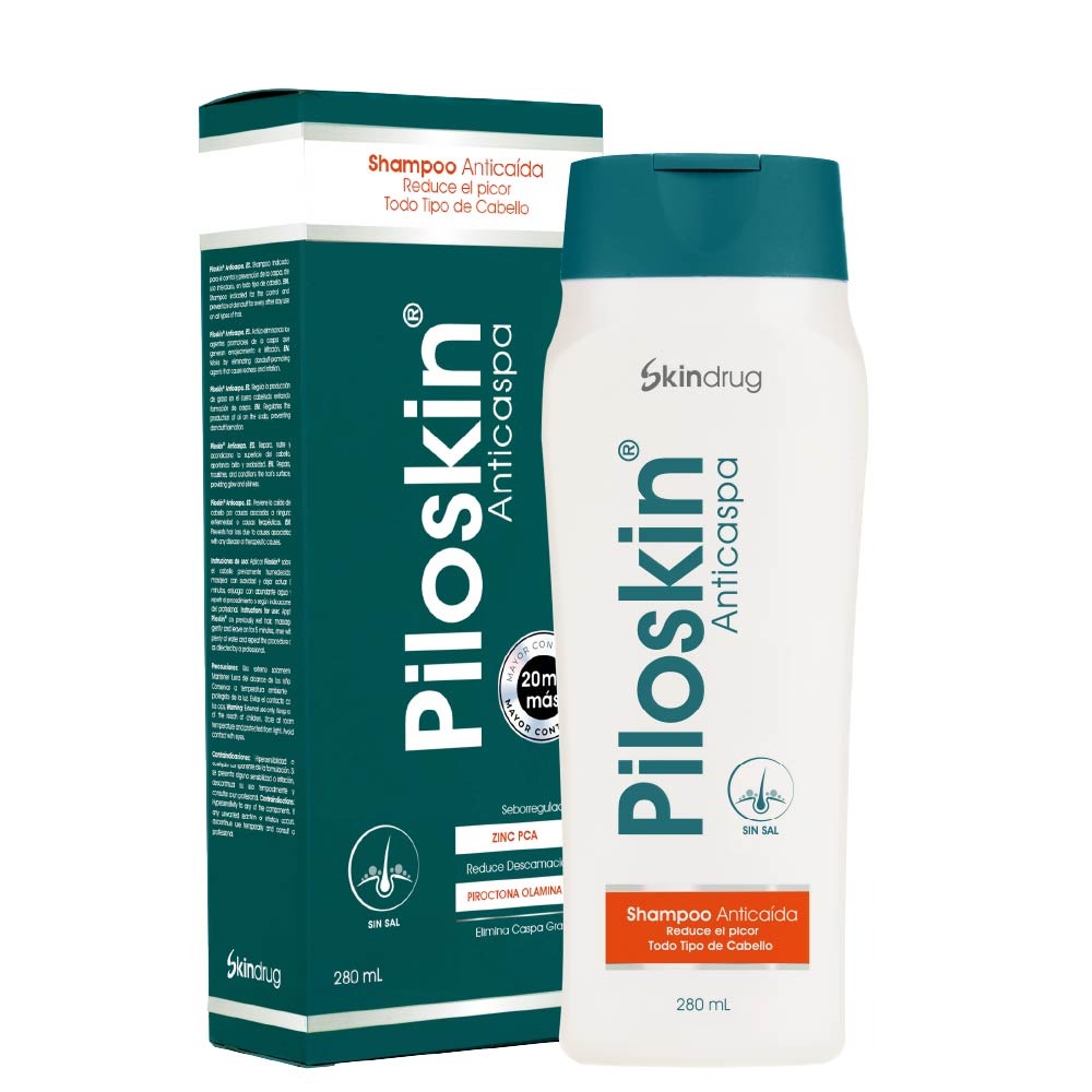 PILOSKIN CHAMPU ANTICASPA / ANTICAIDA SKINDRUG