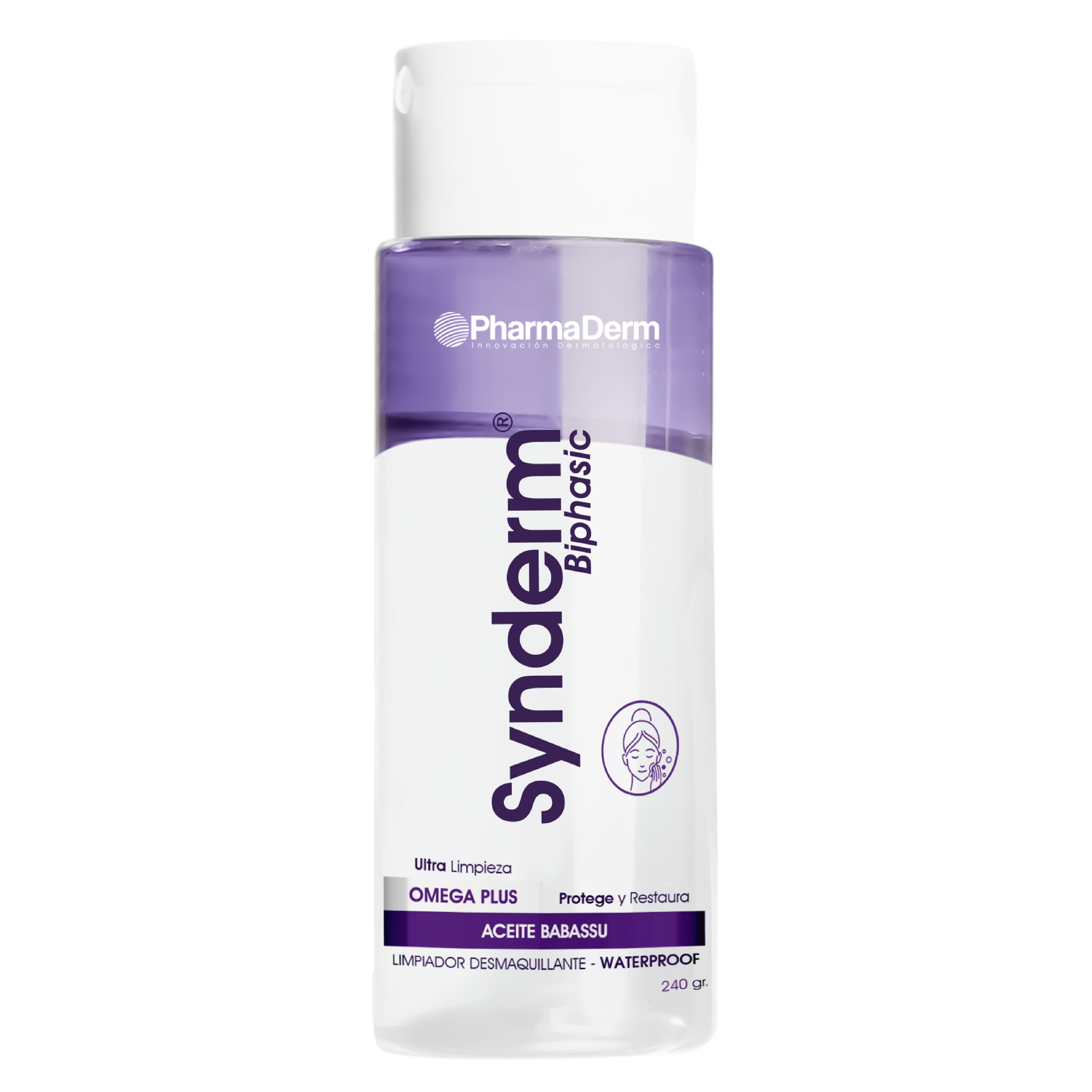 SYNDERM BIFASICO DESMAQUILLANTE X 240 ML PHARMADERM