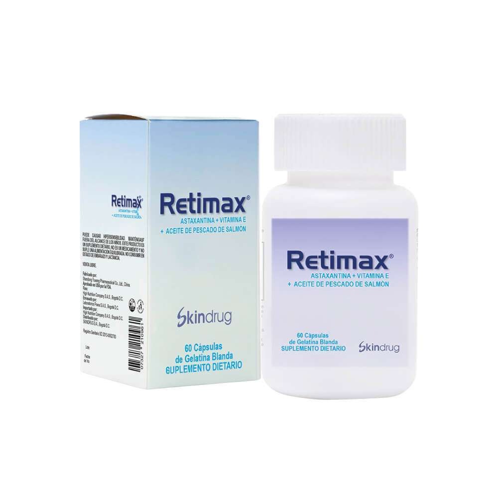 RETIMAX ASTAXANTINA X 60 CAPSULAS SKINDRUG